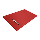 Red Leatherette Conference Table Pad, 22 x 14
